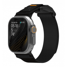 Ремінець AULUMU A11 band for Apple Watch, Black buckle+Black Strap black+black 22mm A11-NL-BK-BK