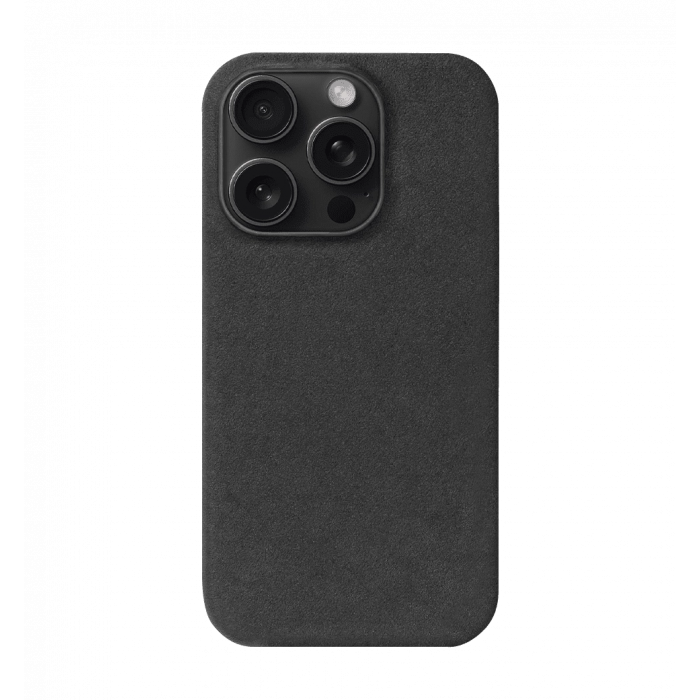 Чохол Kartell  for iPhone 15 Pro MagSafe Alcantara Grey