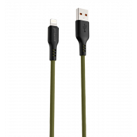 Кабель Proove Rebirth Lightning 2.4A (1m) (green)