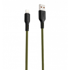 Кабель Proove Rebirth Lightning 2.4A (1m) (green)