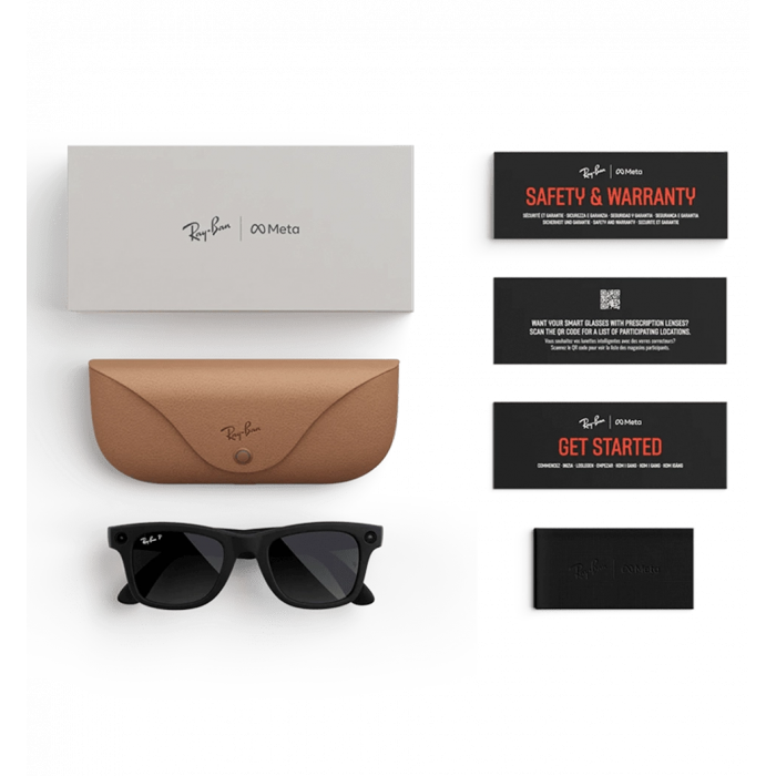 Smart glasses Ray-Ban Meta Wayfarer [Gen 2] Matte Black/ Graphite M (RW4012 601ST3 50-22)