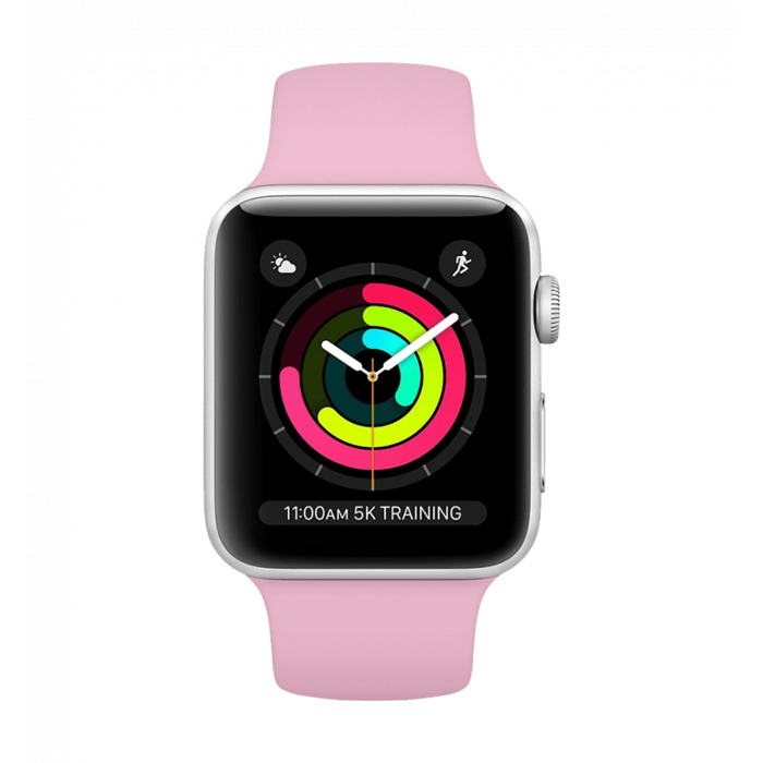Strap Silicone Copy 38/40/41mm Light Pink