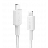 Cable ANKER 322 USB-C to Lightning - 0.9m Nylon (White)