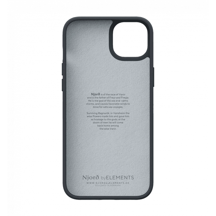 Чохол Njord Suede Comfort+ Case Black for iPhone 14 Plus (NA42CM00)