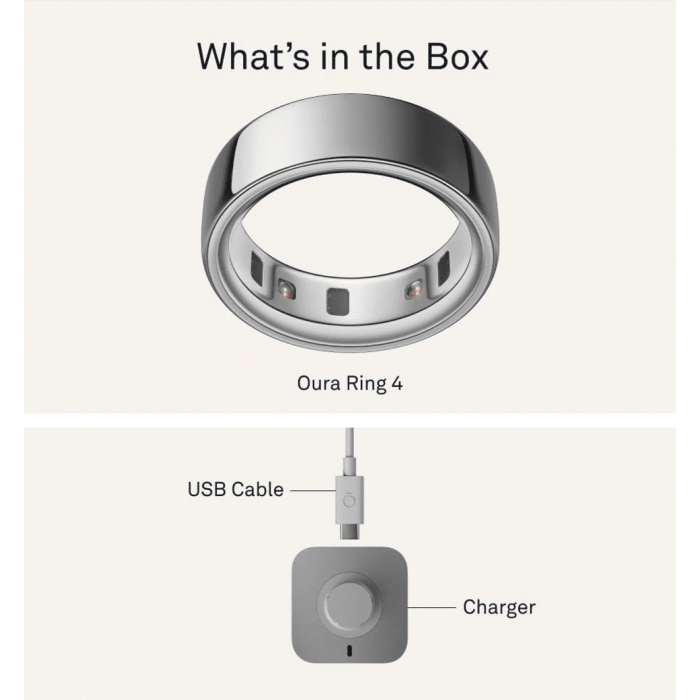 Смарт-кільце Oura Ring 4 Stealth Size 11