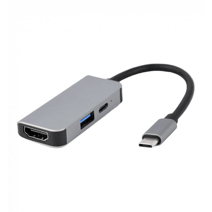 Адаптер Cablexpert A-CM-COMBO3-02, USB Type-C 3-в-1
