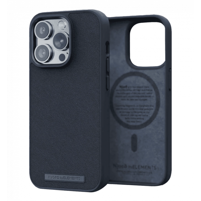 Чохол Njord Genuine Leather MagSafe Case Black for iPhone 14 Pro (NA43GL00U)