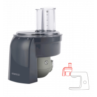 Nozzle for kitchen machine Kenwood KAX400PL for slicing Dicer cubes