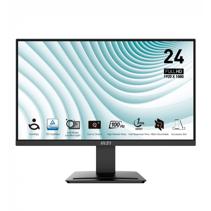 Monitor 23.8" MSI PRO MP2412 VA FullHD 100hz