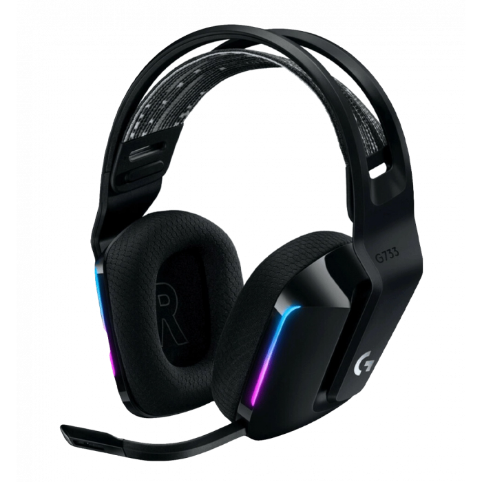 LOGITECH G733 LIGHTSPEED Wireless RGB Gaming Headset - Black