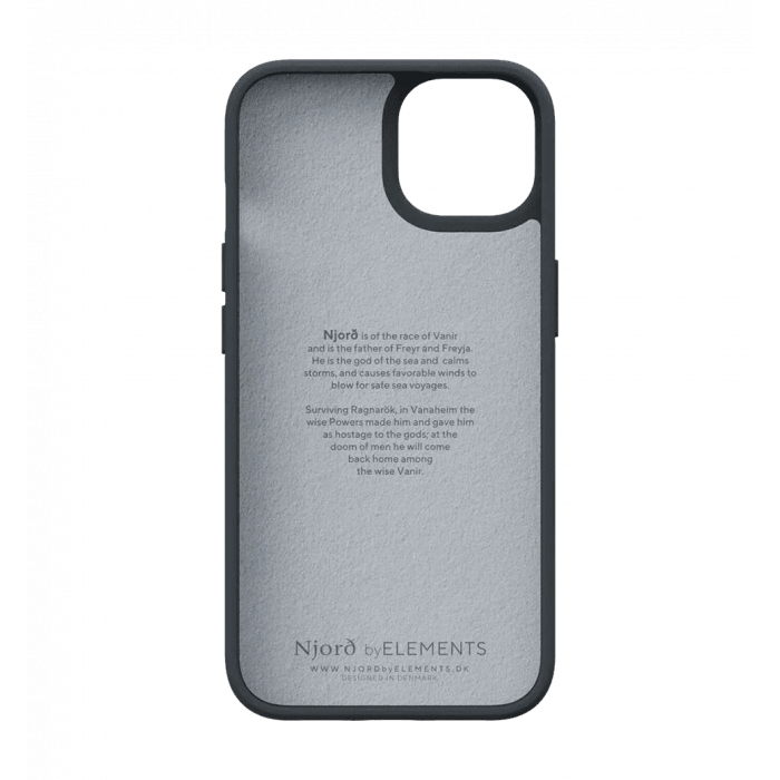 Чохол Njord Suede Comfort+ Case Black for iPhone 14 (NA41CM00)
