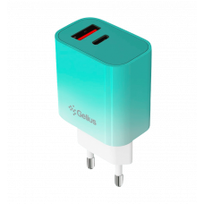 Адаптер Gelius Merge GP-HC060 (1Type-C)(PD/QC3.0/PPS) 30W Mint