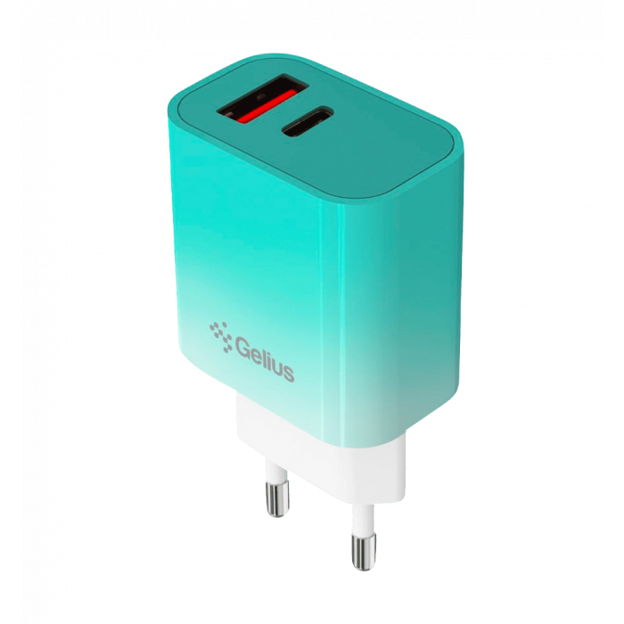 Адаптер Gelius Merge GP-HC060 (1Type-C)(PD/QC3.0/PPS) 30W Mint