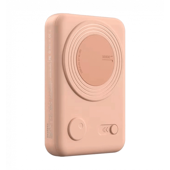 Додаткова батарея Blueo Wireless Powerbank with Stand 10000 mA Pink (P010PNK(S))