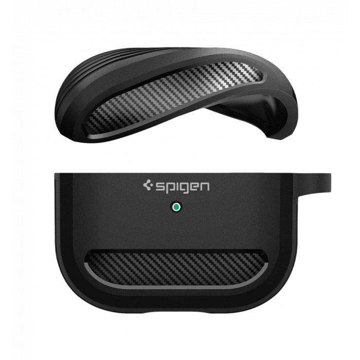 Чохол Spigen для AirPods (Gen 3, 2021), Rugged Armor, Matte Black(ASD01978)