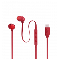 Навушники з мікрофоном JBL Tune 310C Red (JBLT310CRED)