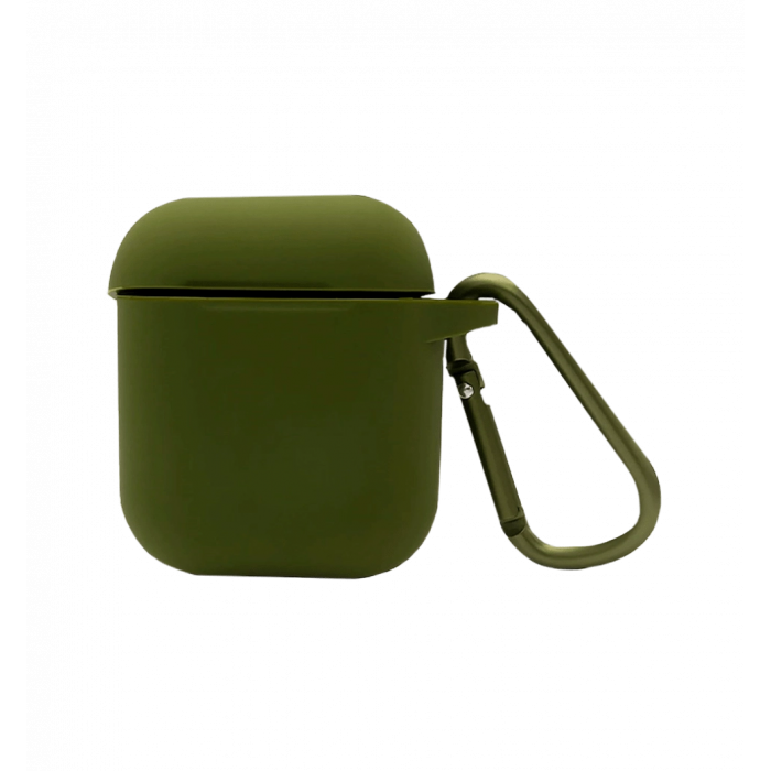 Cover Blueo Liquid Silicone Case for Airpods 1/2 Army Green