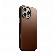 Чохол Nomad Modern Leather Case Brown for iPhone 16 Pro (NM01696285)