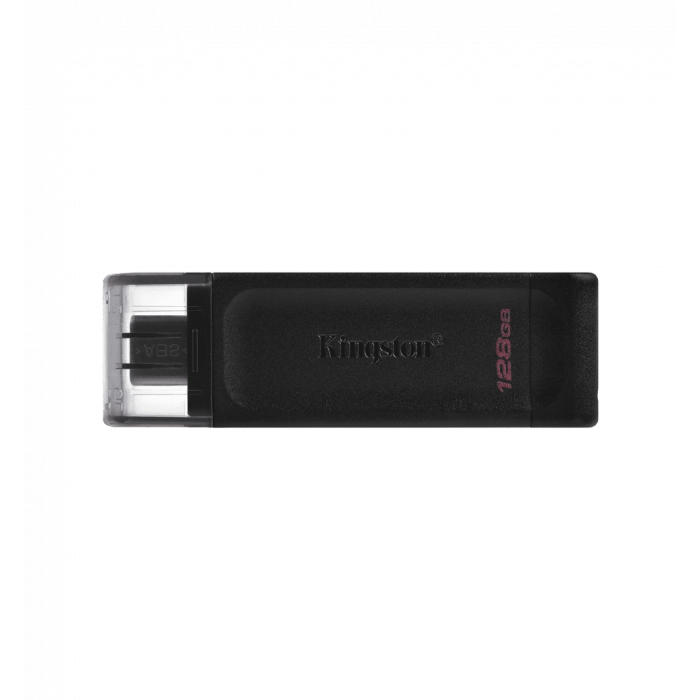 Флеш-накопичувач USB3.2 128GB Type-C Kingston DataTraveler 70 Black (DT70/128GB)