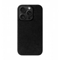 Чохол Kartell  for iPhone 15 Pro MagSafe Alcantara Black