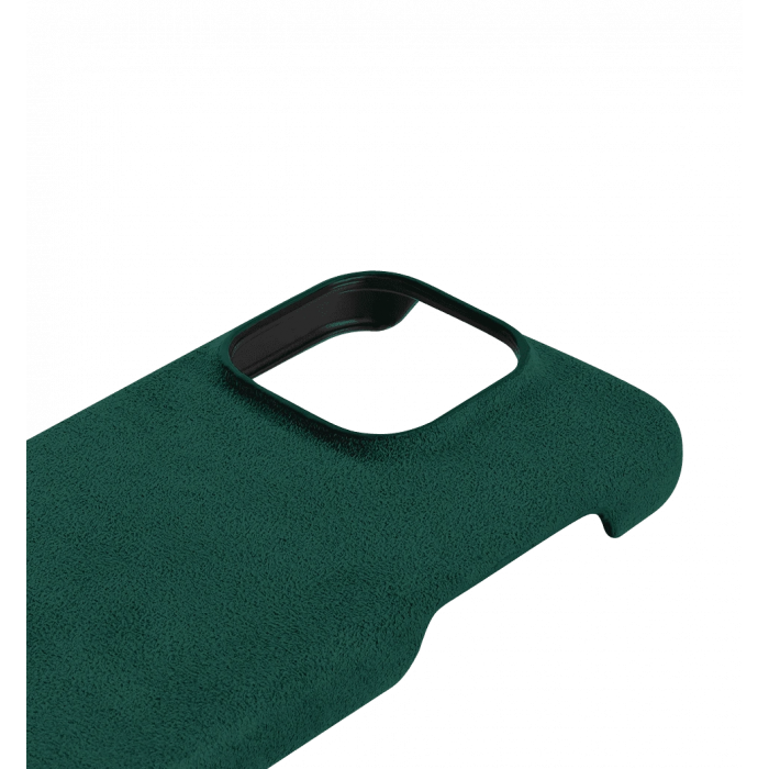 Чохол Kartell  for iPhone 15 Pro Max MagSafe Alcantara Green