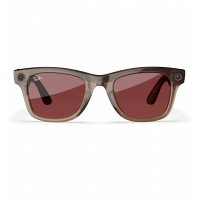 Смарт-окуляри Ray-Ban Meta Wayfarer Shiny Warm Stone/Transitions Watermelon Red (RW4008 6705P553)