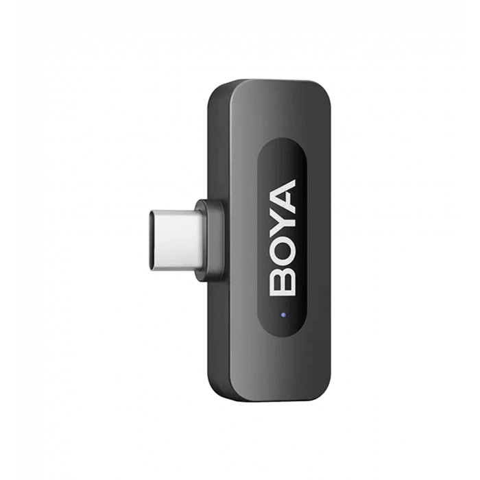 Бездротовий петличний мікрофон BOYA BY-V3 combo Type-C/Lightning Black