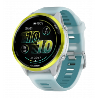 Спортивний годинник Garmin Forerunner 570  47mm Amp Yellow Aluminium with Translucent Whitestone/Turquoise Band (010-02971-01