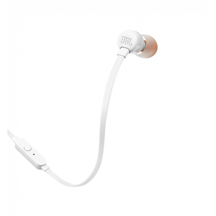 Headphones with microphone JBL Tune 110 White (JBLT110WHT)