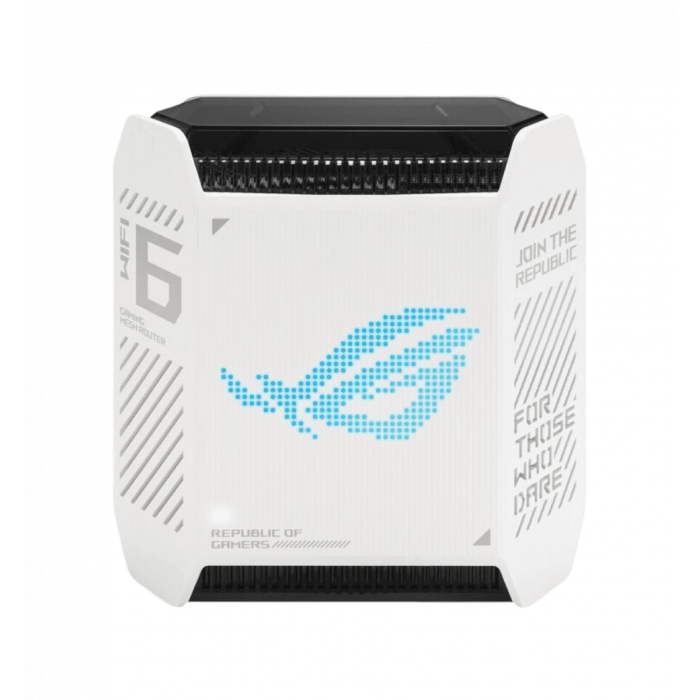 Система WiFi-Mesh ASUS ROG Rapture GT6 AX10000, 3xGE LAN, 1x2.5GE WAN, 1xUSB 3.2, 1мод, білий