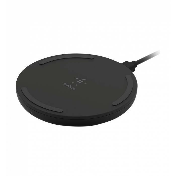 Бездротовий ЗП Belkin Pad Wireless Charging Qi, 10W, black (WIA001VFBK)