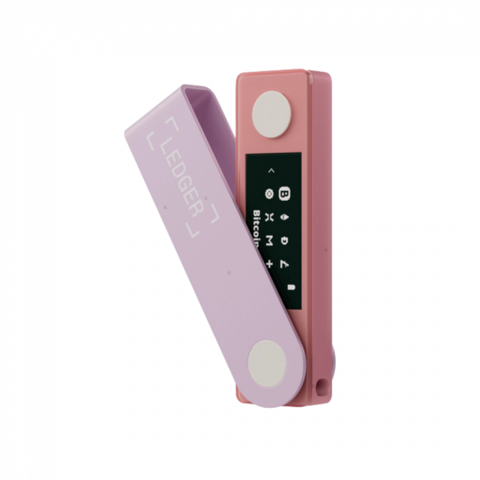 Крипто-гаманець Ledger Nano X Pastel Pink