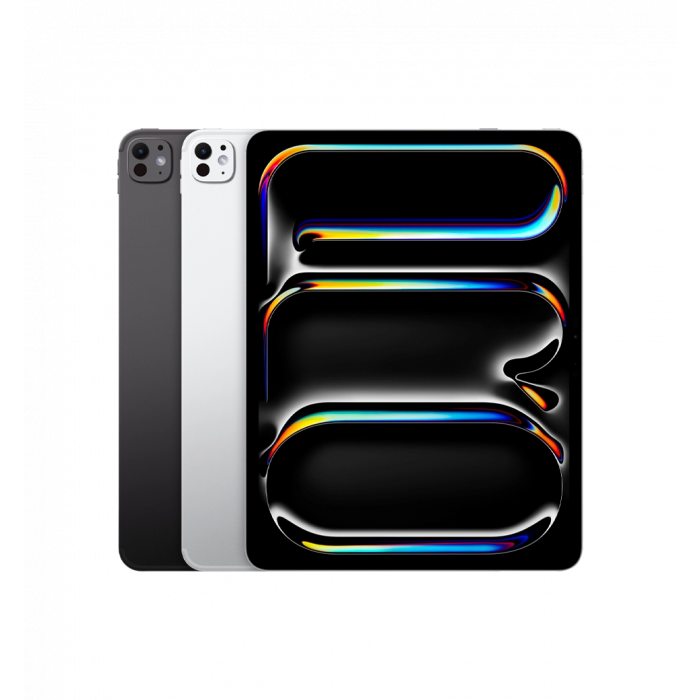 iPad Pro 13 M4 (2024) Wi-Fi + Cellular with Standard Glass 1TB Silver (MVXX3)