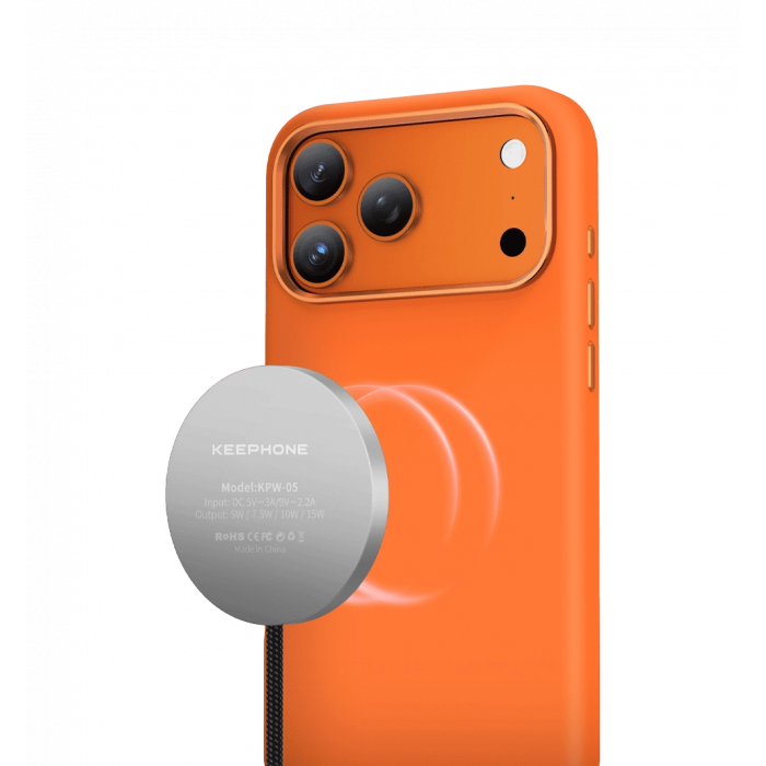 Чохол Keephone RosanaMagSafe Case for 17 Pro Cosmic Orange (KPROSA17POR)