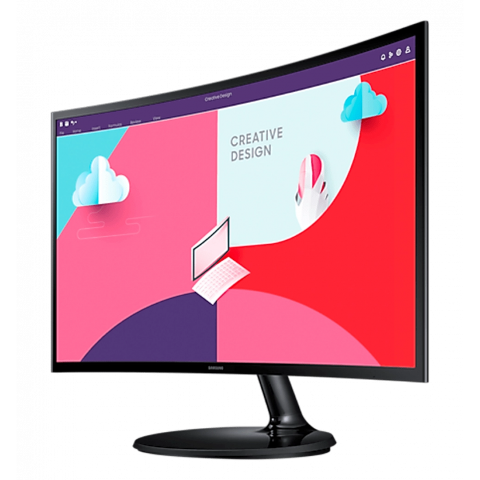 Монітор 24" SAMSUNG Essential Curved Monitor S3 S36C VA FullHD 75Hz