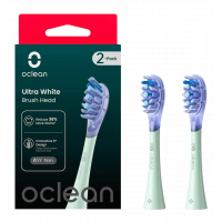 Насадка для зубної електрощітки Oclean UW01 G02 Ultra White Brush Head Green (2 шт) (6970810553529)