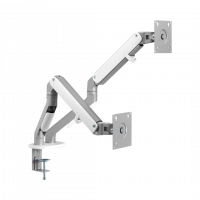 Desk mount for two monitors OfficePro MA422S 17-32" Silver