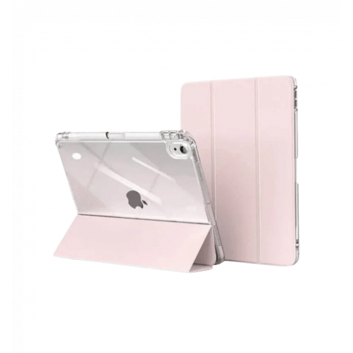 Чохол Comma для iPad Air 13" [2024] Joy PU Case with Pen Holder Series (Light Pink)