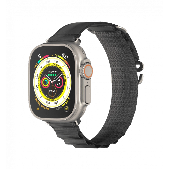 Ремінець Switcheasy Active Sport G-hook Watch Loop 42/44/45/49mm Black (MAW459160BK23)