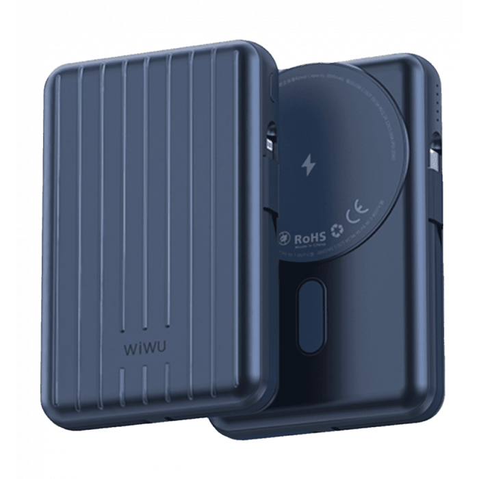 Зовнішній акумулятор Wiwu Trunk Series 5000mAh, 22,5w (PP03) Blue
