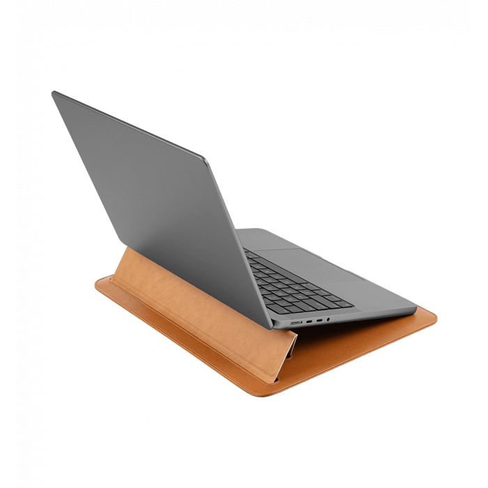 Чохол Moshi Muse 14" 3-in-1 Slim Laptop Sleeve Caramel Brown for MacBook Pro 14" (99MO034752)
