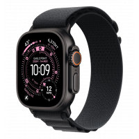 Apple Watch Ultra 3 GPS + Cellular 49mm Black Titanium Case with Black Alpine Loop - Small (MF0Q4)
