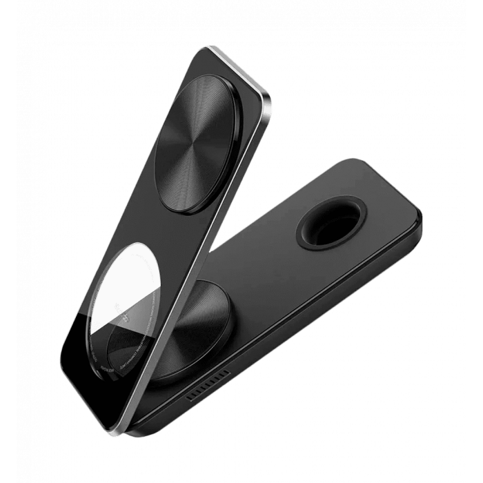 Бездротова Зарядка Mcdodo  [CH-1150] Foldable Magnetic Travel Charging Station 3in1 (Black)