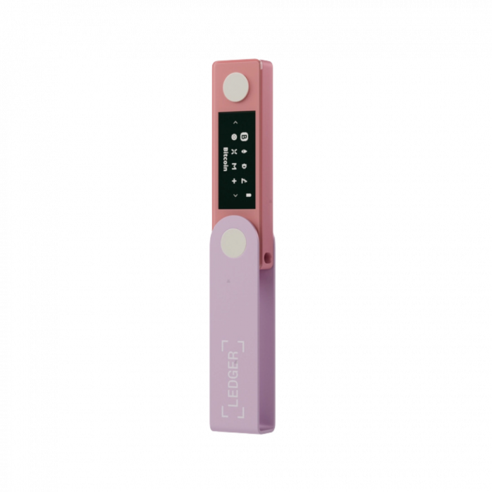 Крипто-гаманець Ledger Nano X Pastel Pink