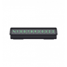 Паркувальна карта Proove Twins Parking Number Plate black