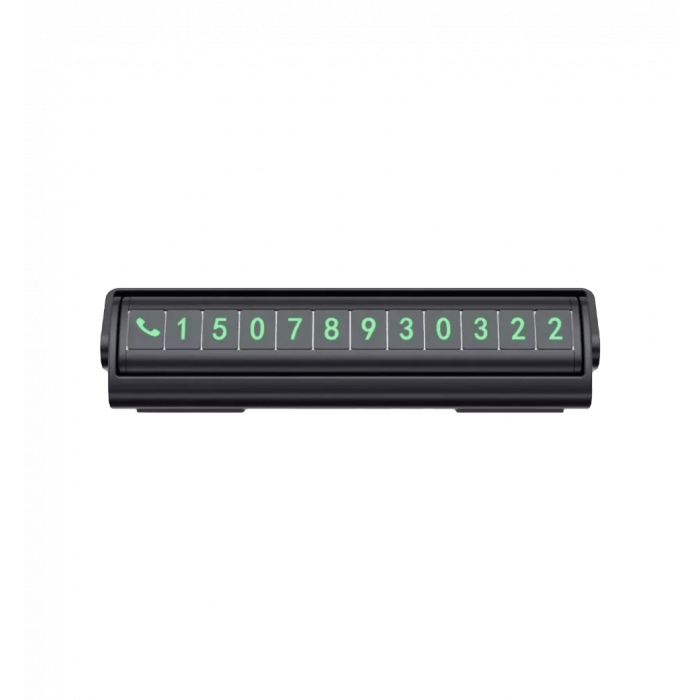 Паркувальна карта Proove Twins Parking Number Plate black