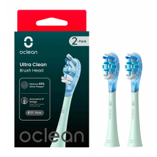 Насадка для зубної електрощітки Oclean UC01 G02 Ultra Clean Brush Head Green (2 шт) (6970810553512)