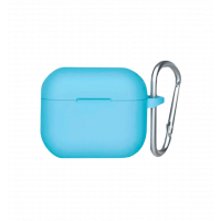 Cover Blueo Liquid Silicone Case for AirPods 3 with Carbine Sky Blue