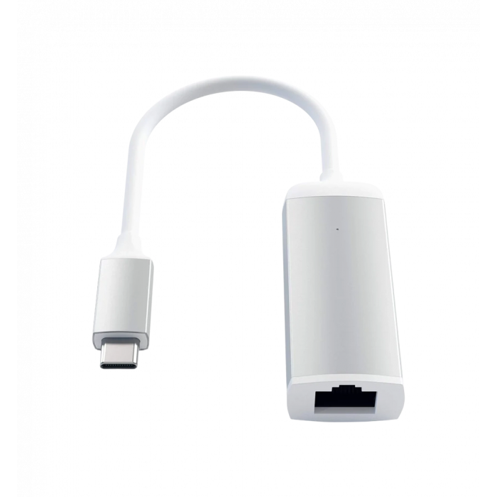 Перехідник Satechi Type-C Ethernet Adapter Silver (ST-TCENS)