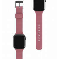 UAG Strap [U] for Apple Watch 45/44/42 Dot Silicone, Dusty Rose